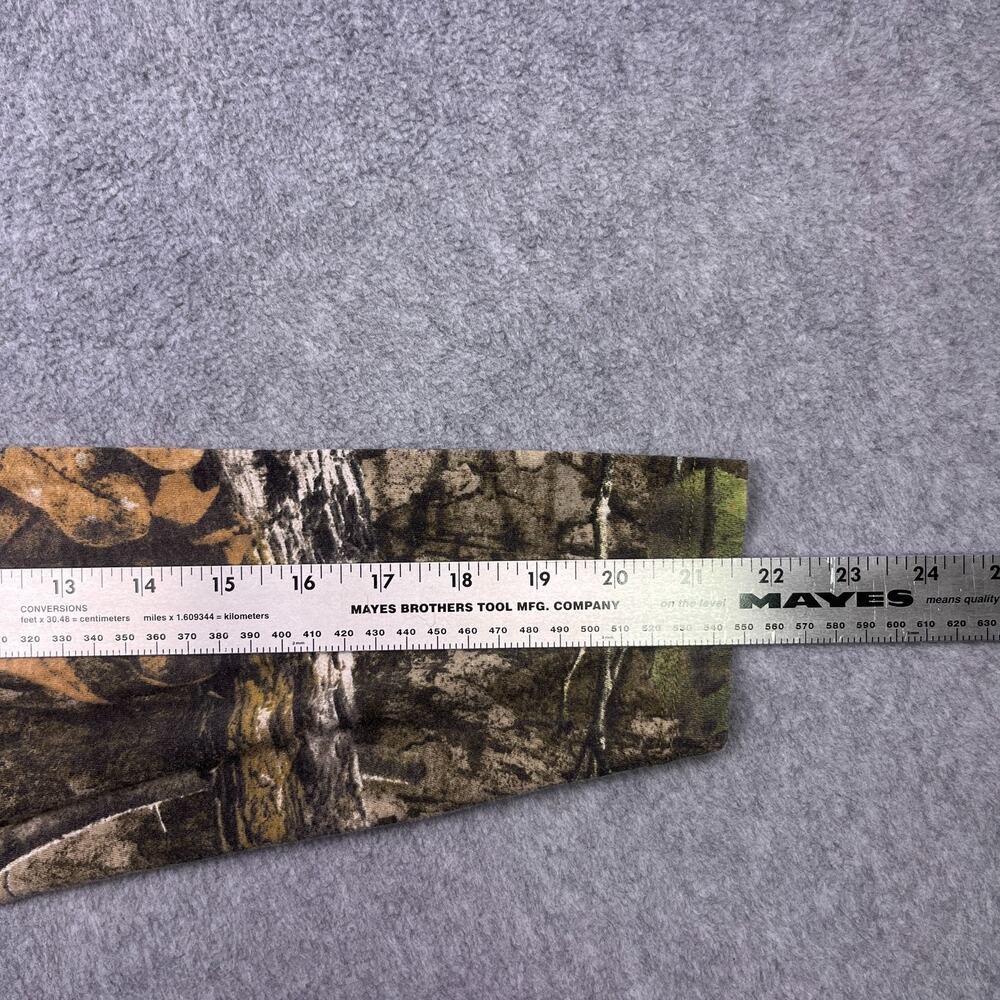 Mossy Oak Shirt Mens X-Large Brown Camouflage Long Sleeve Pocket - Picture 8 of 8